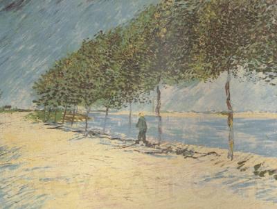 Vincent Van Gogh Wald along the Banks of the Seine near Asnieres (nn04) Germany oil painting art